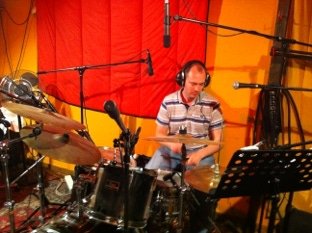 Drummer at Broadwood Studio
