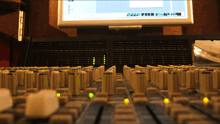 Mixing desk at Broadwood Music Studioi