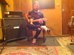 Guitarist at Broadwood Studio in Newington Kent